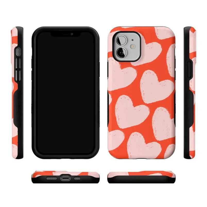 Love You More | Heart Doodle Case Phone Case Casetry 