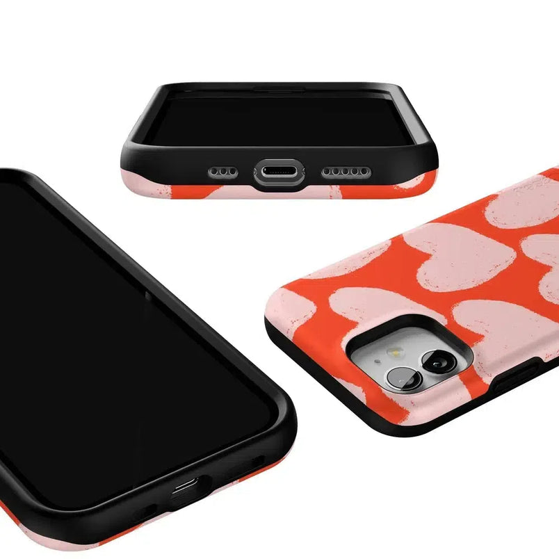 Love You More | Heart Doodle Case Phone Case Casetry 