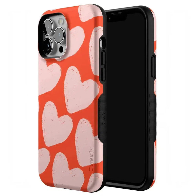 Love You More | Heart Doodle Case Phone Case Casetry 