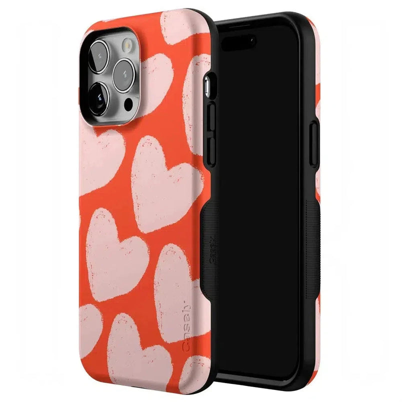 Love You More | Heart Doodle Case Phone Case Casetry 