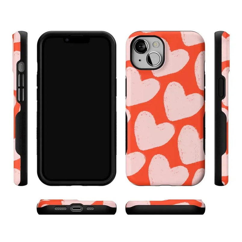 Love You More | Heart Doodle Case Phone Case Casetry 