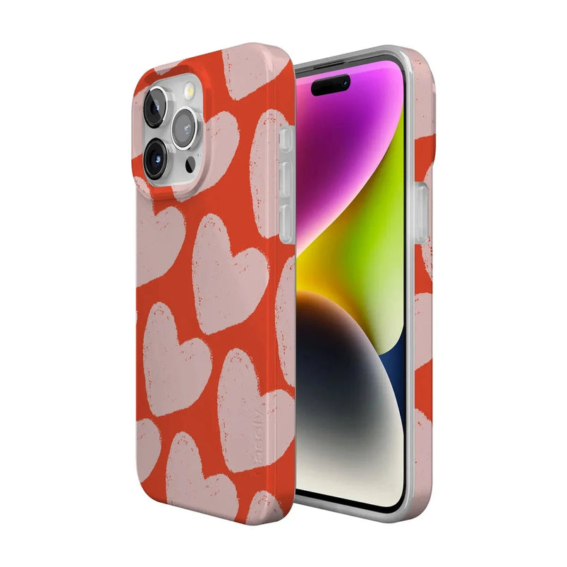 Love You More | Heart Doodle Case Phone Case Casetry 