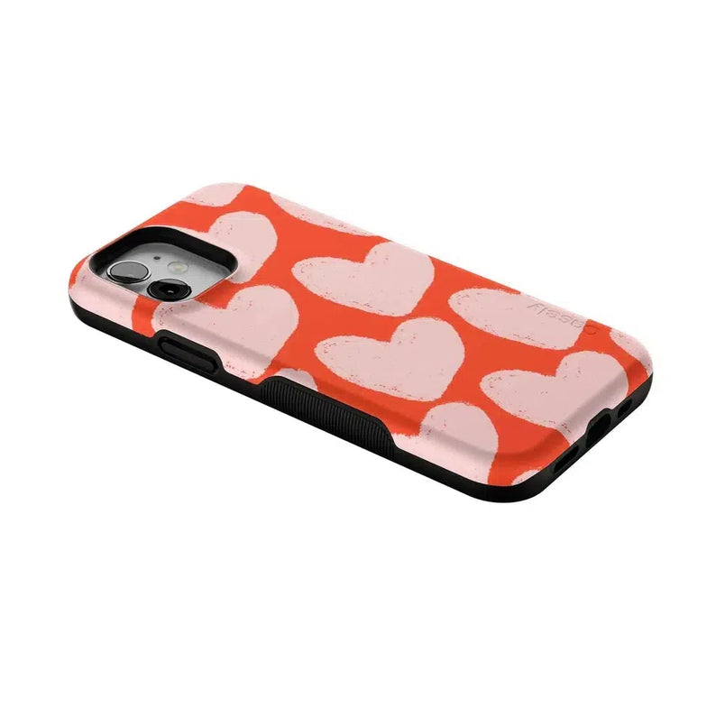 Love You More | Heart Doodle Case Phone Case Casetry 