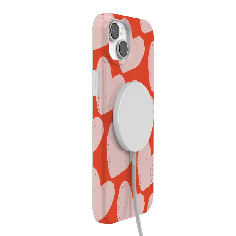 Love You More | Heart Doodle Case Phone Case Casetry 