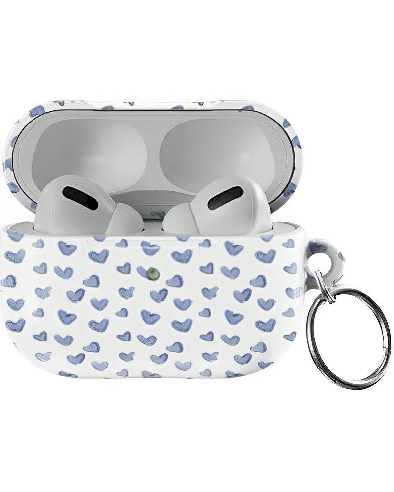 Lovebug Blue Hearts AirPods Case - Thumbnail 3