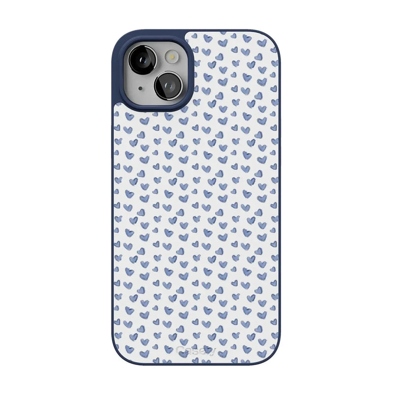 Lovebug | Blue Hearts Case Phone Case get.casely Align + MagSafe® iPhone 15 Plus 