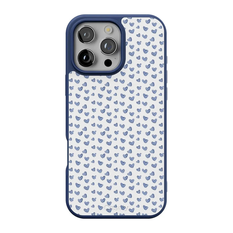 Lovebug | Blue Hearts Case Phone Case get.casely Align + MagSafe® iPhone 16 Pro Max 