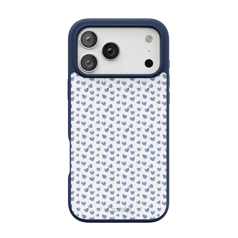 Lovebug | Blue Hearts Case Phone Case get.casely Align + MagSafe® iPhone 17 Pro Max 