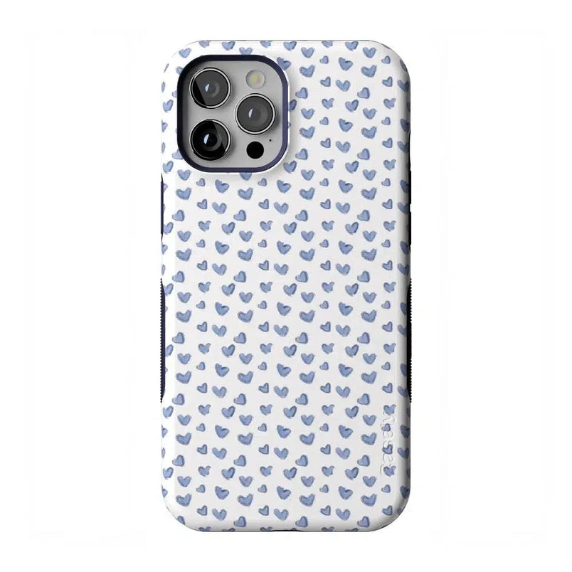 Lovebug | Blue Hearts Case Phone Case Casetry Bold Flex + MagSafe® iPhone 12 Pro Max