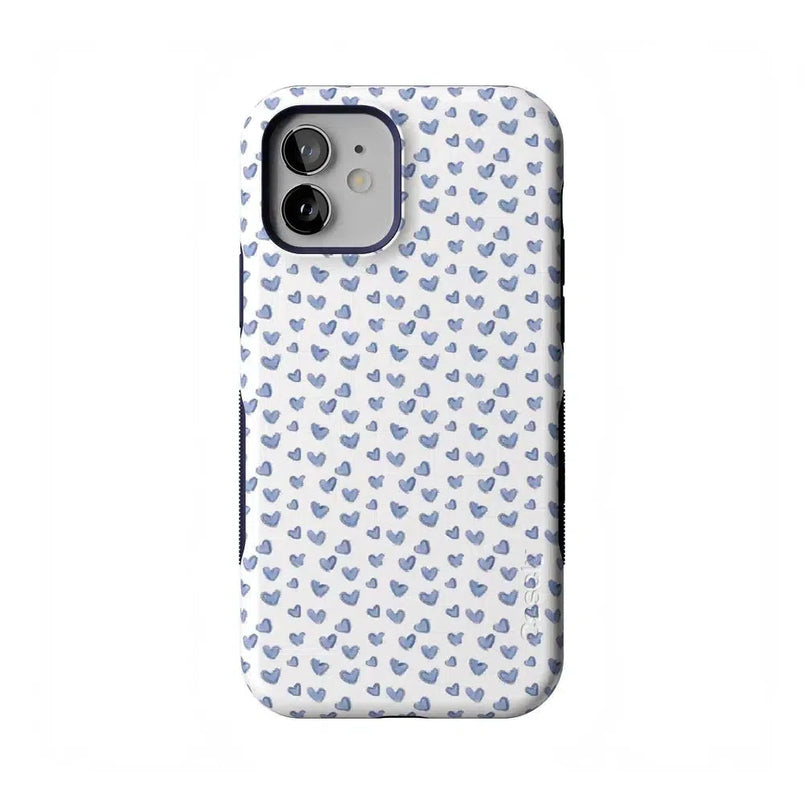 Lovebug | Blue Hearts Case Phone Case Casetry Bold Flex + MagSafe® iPhone 12