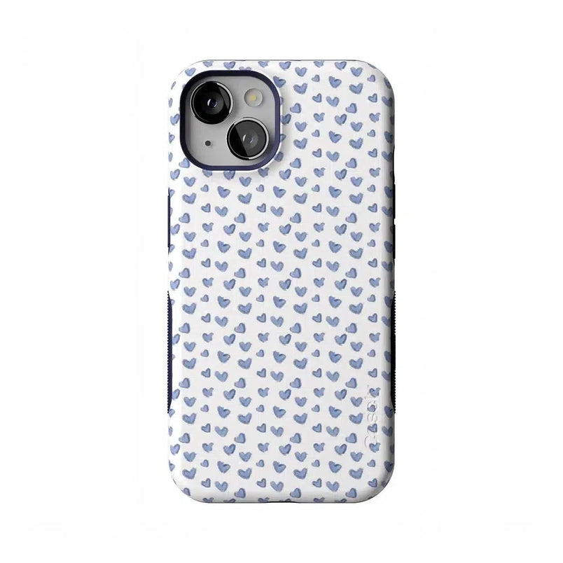 Lovebug | Blue Hearts Case Phone Case Casetry Bold Flex + MagSafe® iPhone 13