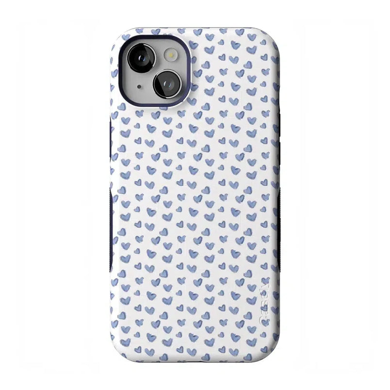 Lovebug | Blue Hearts Case Phone Case Casetry Bold Flex + MagSafe® iPhone 14 Plus