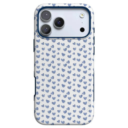 Lovebug | Blue Hearts Case Phone Case get.casely Bold + MagSafe® iPhone 18 Pro Max 
