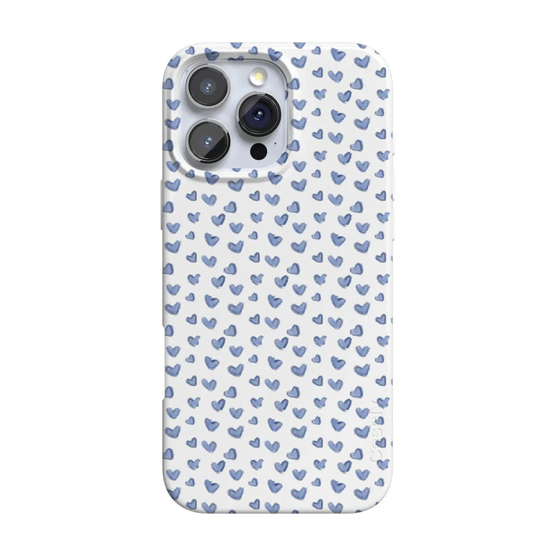 Lovebug | Blue Hearts Case Phone Case Casetry Classic + MagSafe® iPhone 16 Pro Max 