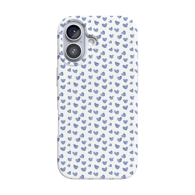 Lovebug | Blue Hearts Case Phone Case Casetry Classic + MagSafe® iPhone 17 