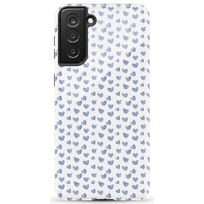The Valentine's Collection | Blue Heart Case Phone Case Casetry Essential Galaxy S21 Ultra