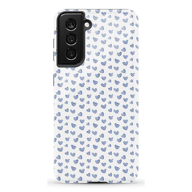 The Valentine's Collection | Blue Heart Case Phone Case Casetry Essential Galaxy S21