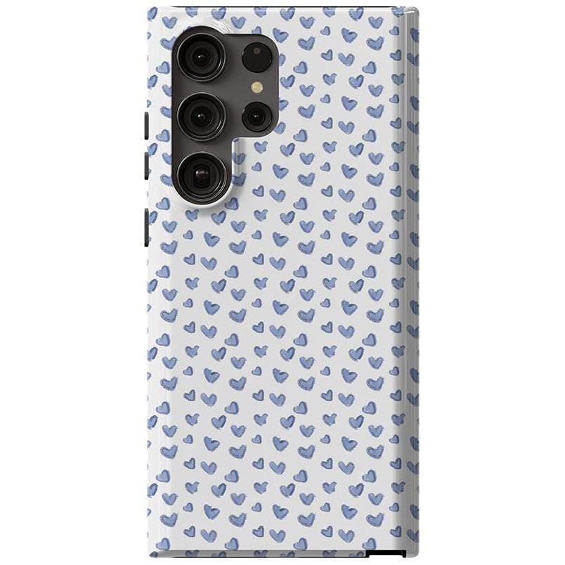 The Valentine's Collection | Blue Heart Case Phone Case Casetry Essential Galaxy S23 Ultra