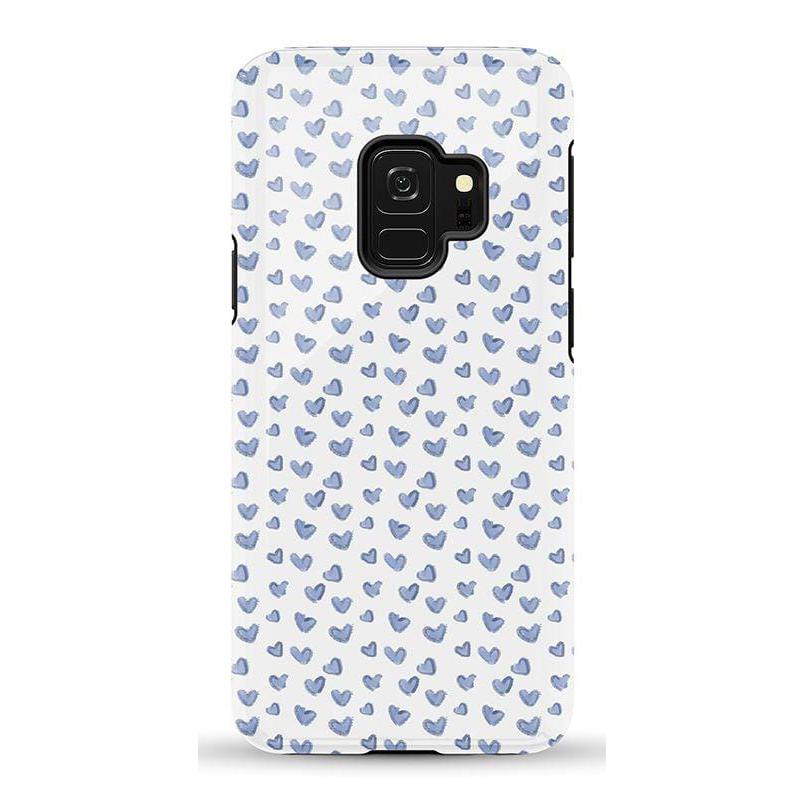 The Valentine's Collection | Blue Heart Case Phone Case Casetry Essential Galaxy S9