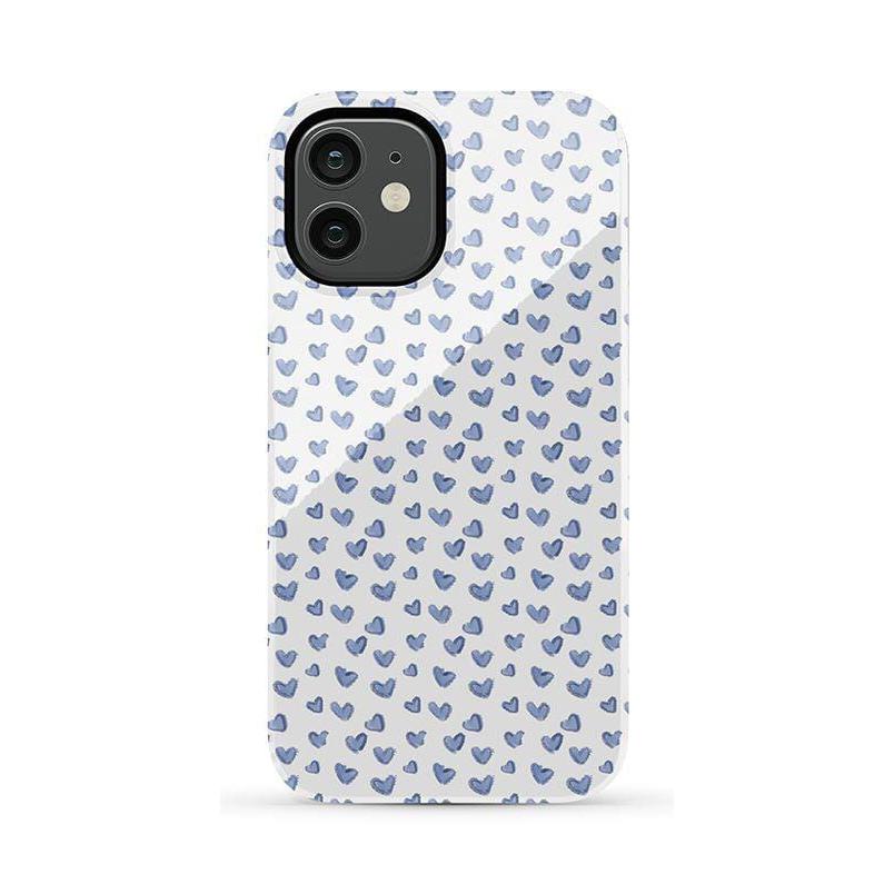 The Valentine's Collection | Blue Heart Case Phone Case Casetry Essential iPhone 12 Mini