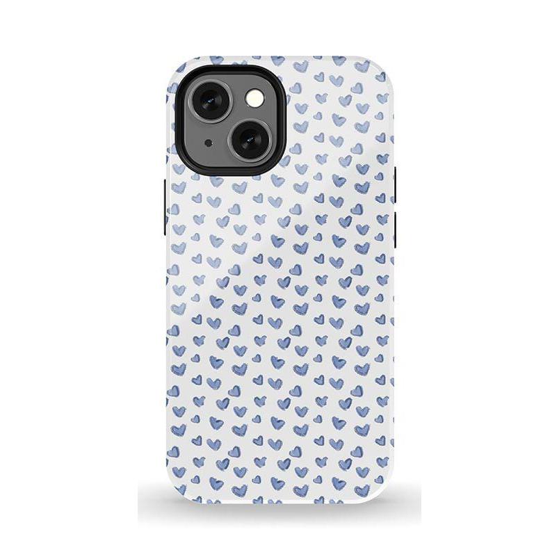The Valentine's Collection | Blue Heart Case Phone Case Casetry Essential + MagSafe® iPhone 13 Mini