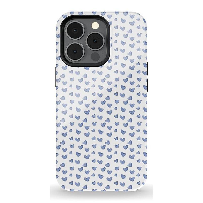The Valentine's Collection | Blue Heart Case Phone Case Casetry Essential + MagSafe® iPhone 13 Pro