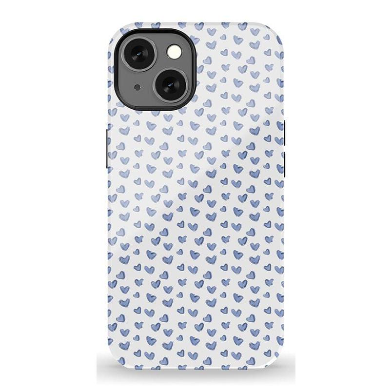 The Valentine's Collection | Blue Heart Case Phone Case Casetry Essential + MagSafe® iPhone 13