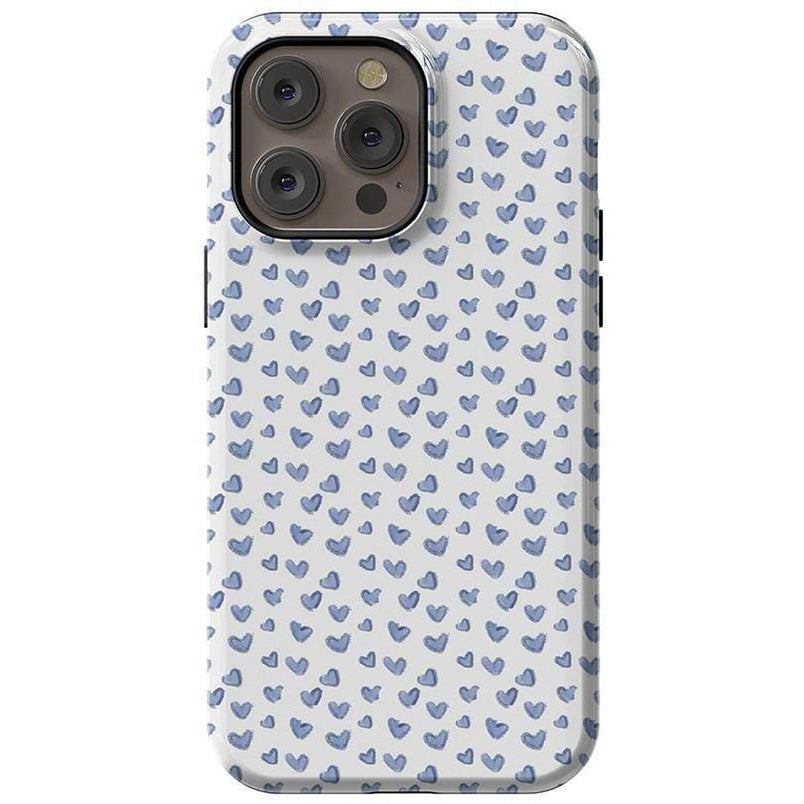 The Valentine's Collection | Blue Heart Case Phone Case Casetry Essential + MagSafe® iPhone 14 Pro Max