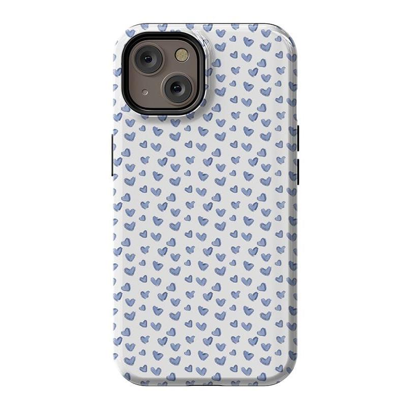 The Valentine's Collection | Blue Heart Case Phone Case Casetry Essential + MagSafe® iPhone 14