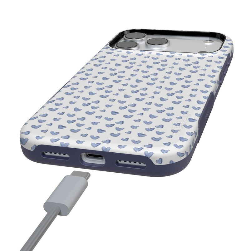 Lovebug | Blue Hearts Case Phone Case Casetry 