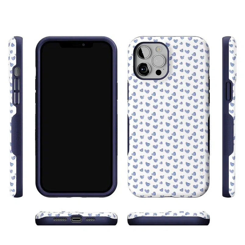 Lovebug | Blue Hearts Case Phone Case Casetry 