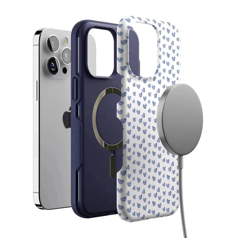 Lovebug | Blue Hearts Case Phone Case Casetry 