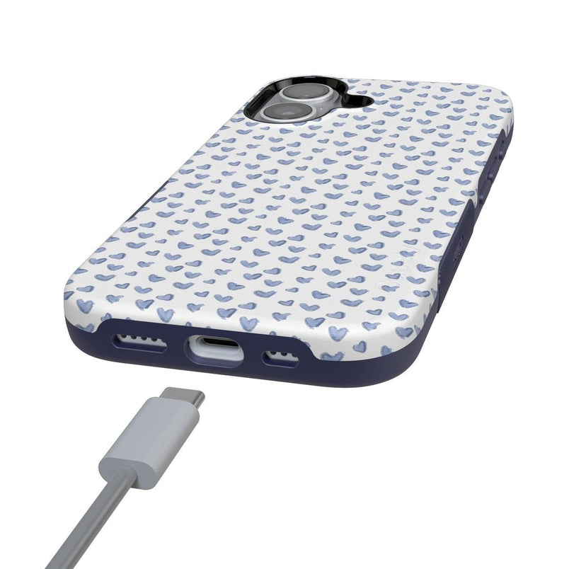 Lovebug | Blue Hearts Case Phone Case Casetry 