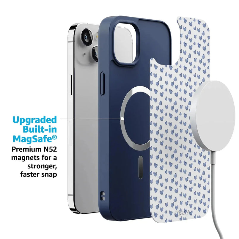 Lovebug | Blue Hearts Case Phone Case get.casely 