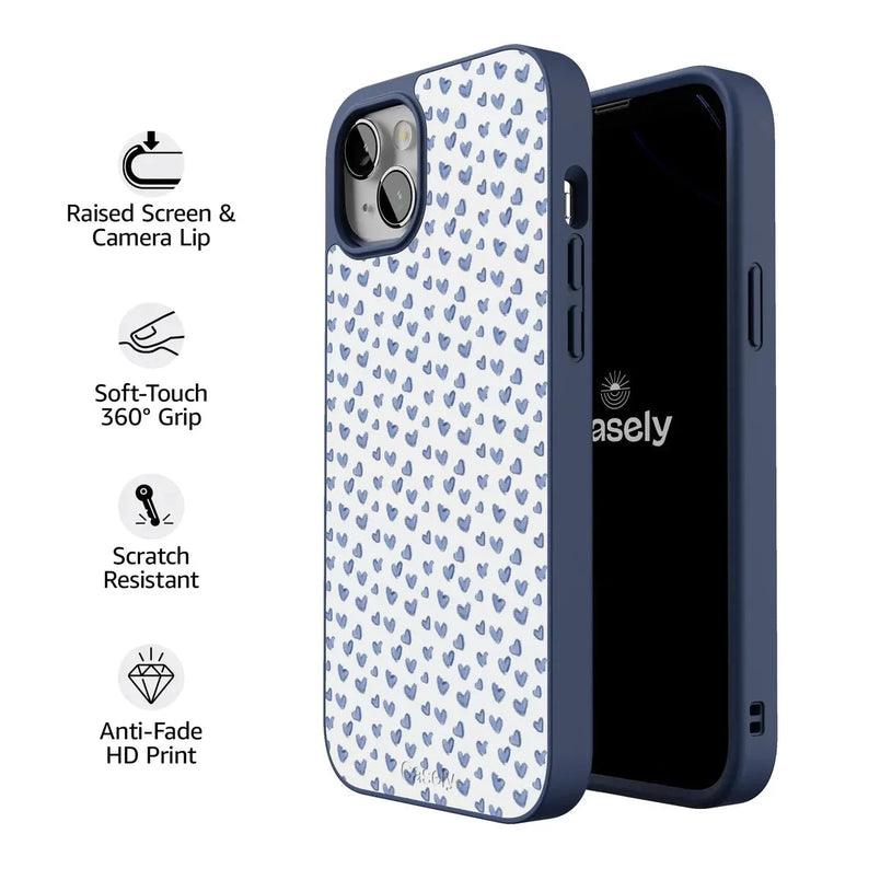 Lovebug | Blue Hearts Case Phone Case get.casely 