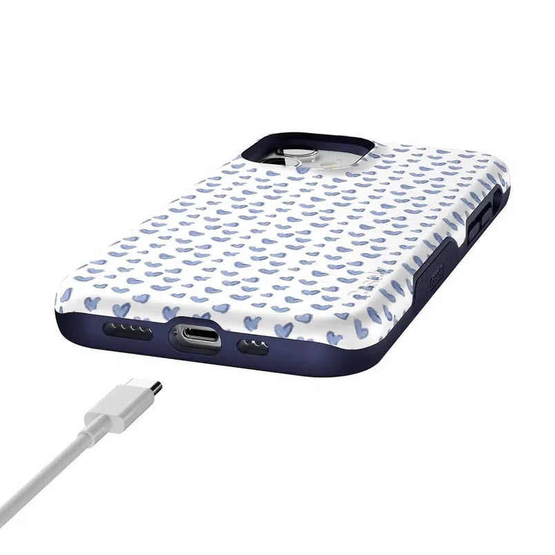 Lovebug | Blue Hearts Case Phone Case Casetry 