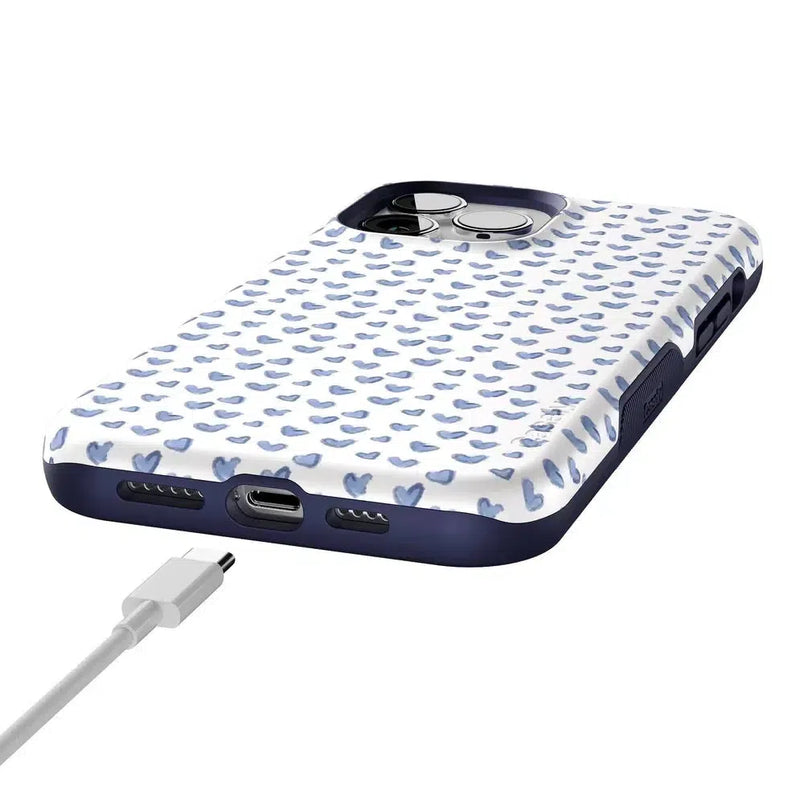Lovebug | Blue Hearts Case Phone Case Casetry 
