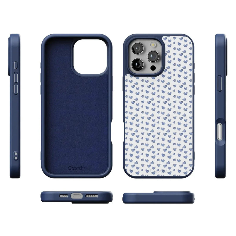 Lovebug | Blue Hearts Case Phone Case get.casely 