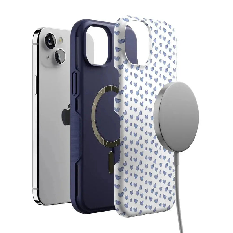 Lovebug | Blue Hearts Case Phone Case Casetry 