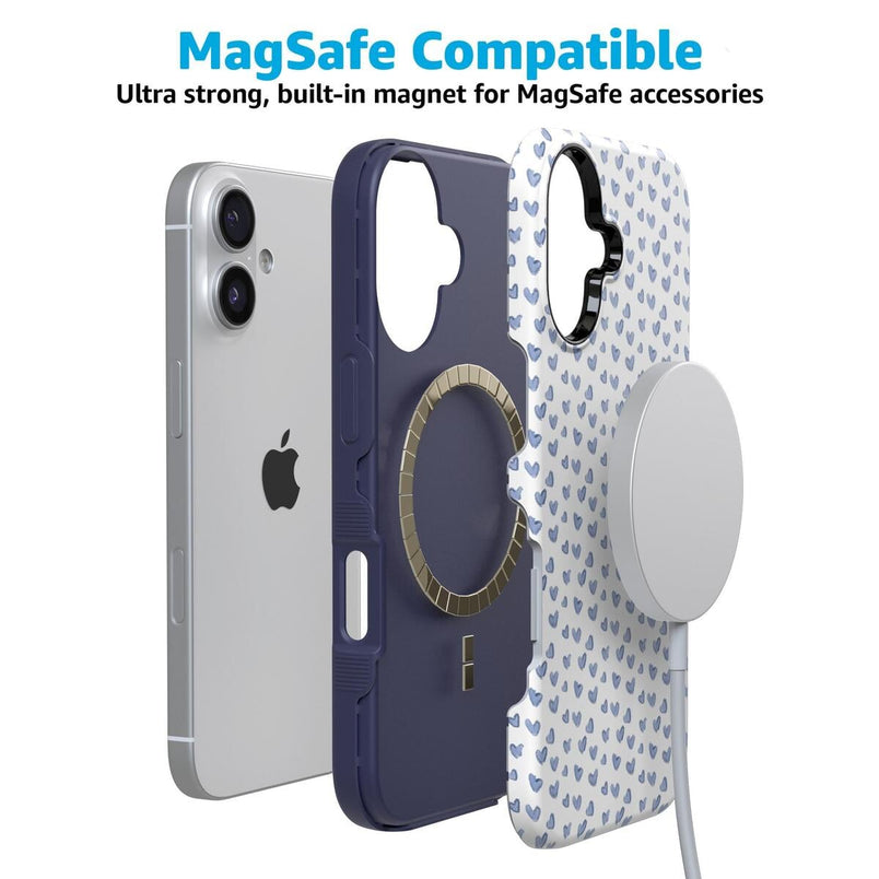 Lovebug | Blue Hearts Case Phone Case Casetry 