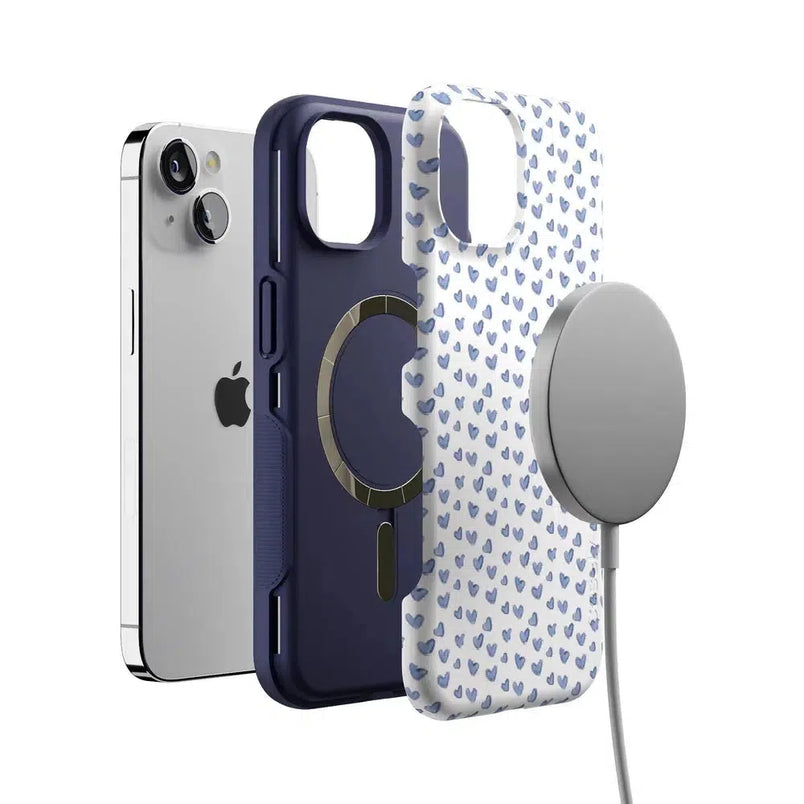 Lovebug | Blue Hearts Case Phone Case Casetry 