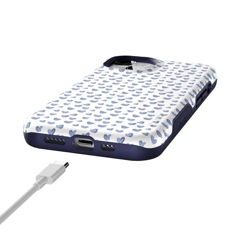 Lovebug | Blue Hearts Case Phone Case Casetry 