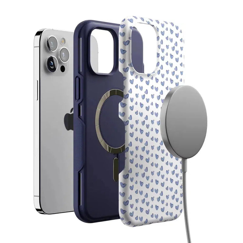 Lovebug | Blue Hearts Case Phone Case Casetry 