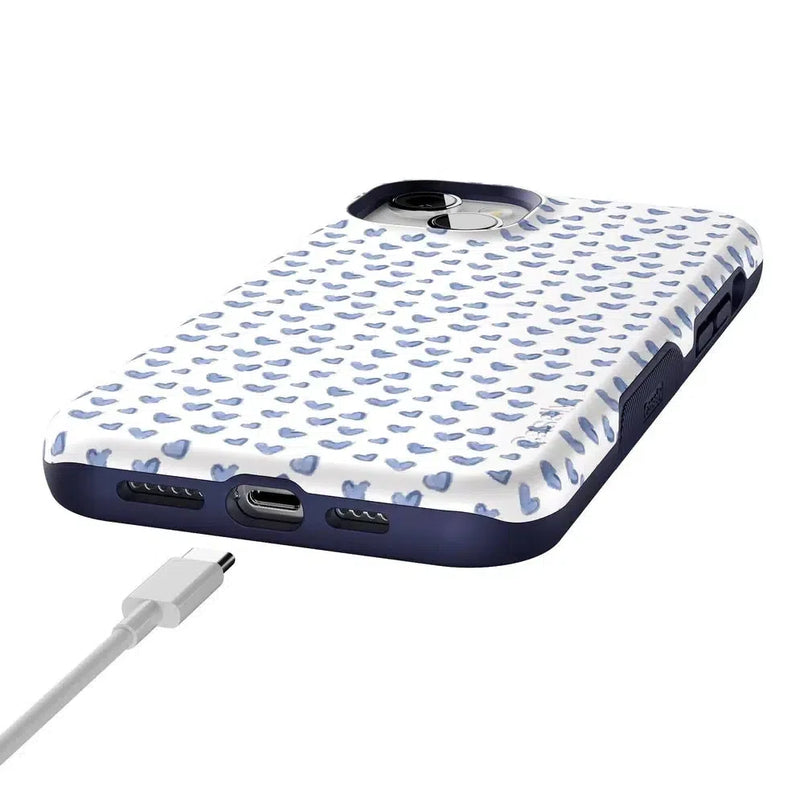 Lovebug | Blue Hearts Case Phone Case Casetry 