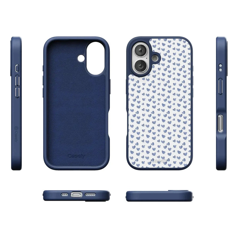 Lovebug | Blue Hearts Case Phone Case get.casely 