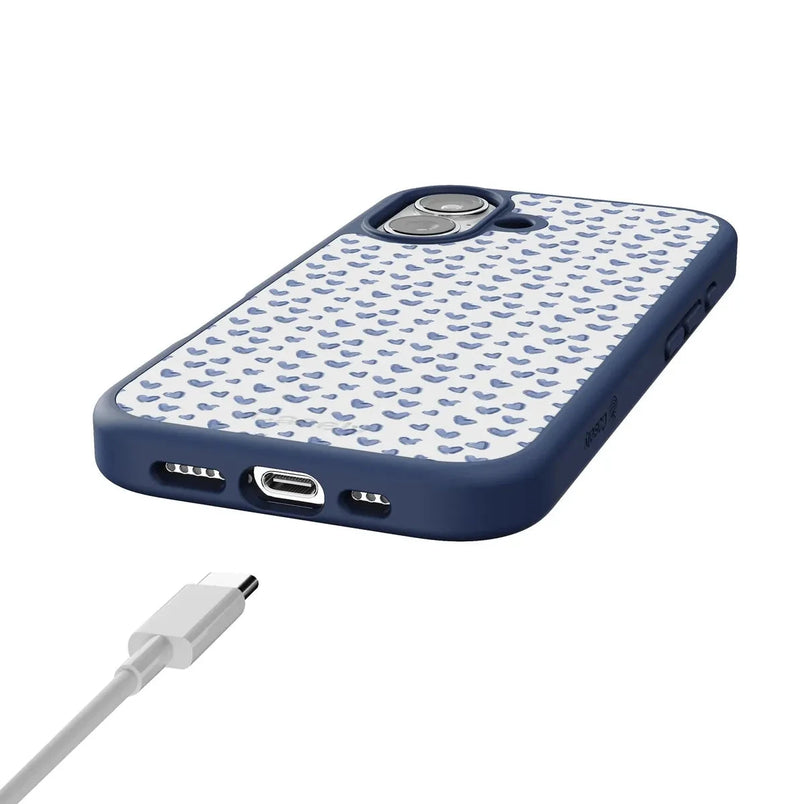 Lovebug | Blue Hearts Case Phone Case get.casely 