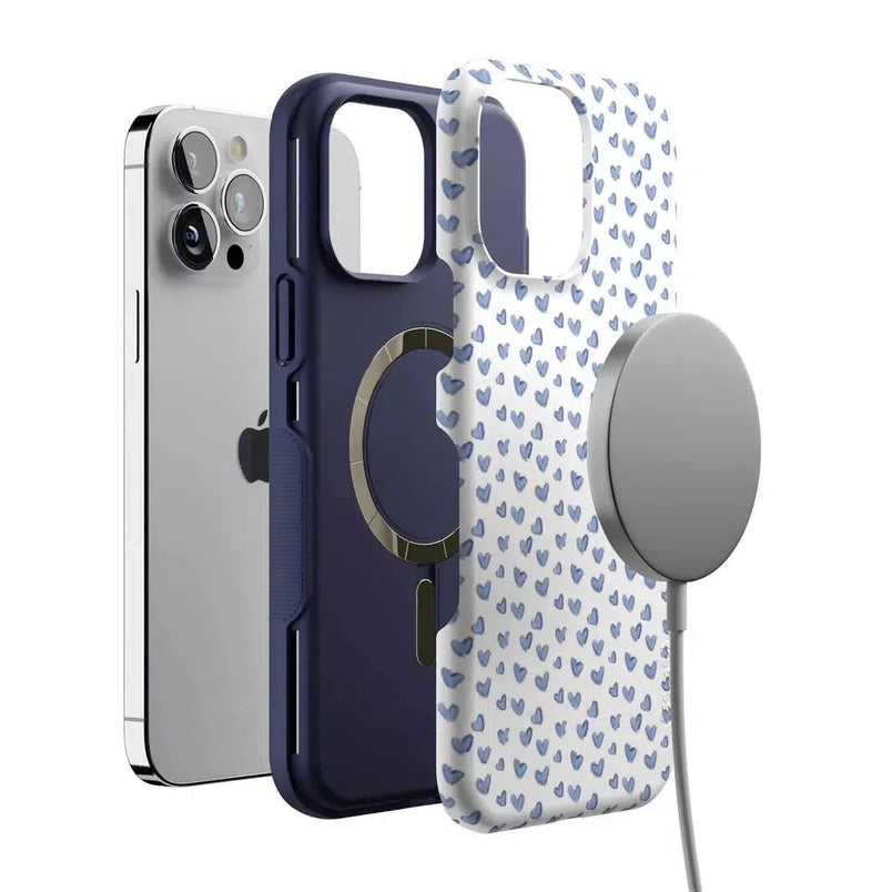 Lovebug | Blue Hearts Case Phone Case Casetry 