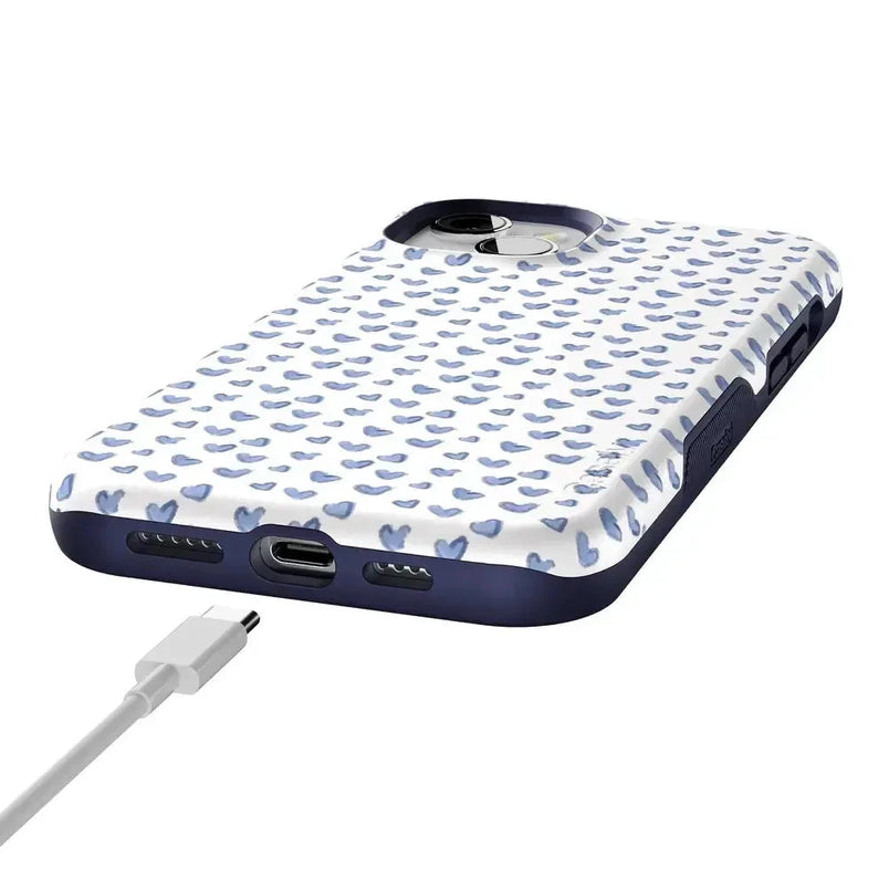 Lovebug | Blue Hearts Case Phone Case Casetry 