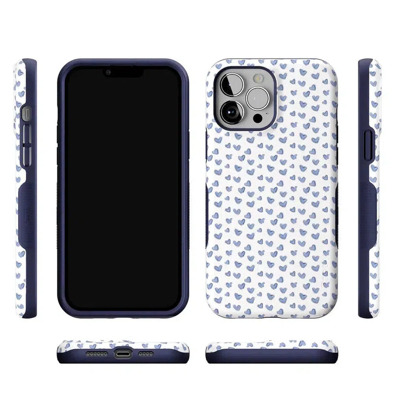 Lovebug | Blue Hearts Case Phone Case Casetry 