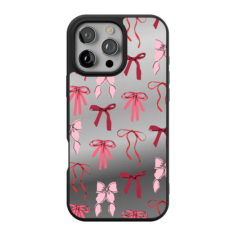 Lover Girlie | Pink Bows Case Phone Case get.casely Align Reflect + MagSafe® iPhone 16 Pro Max 